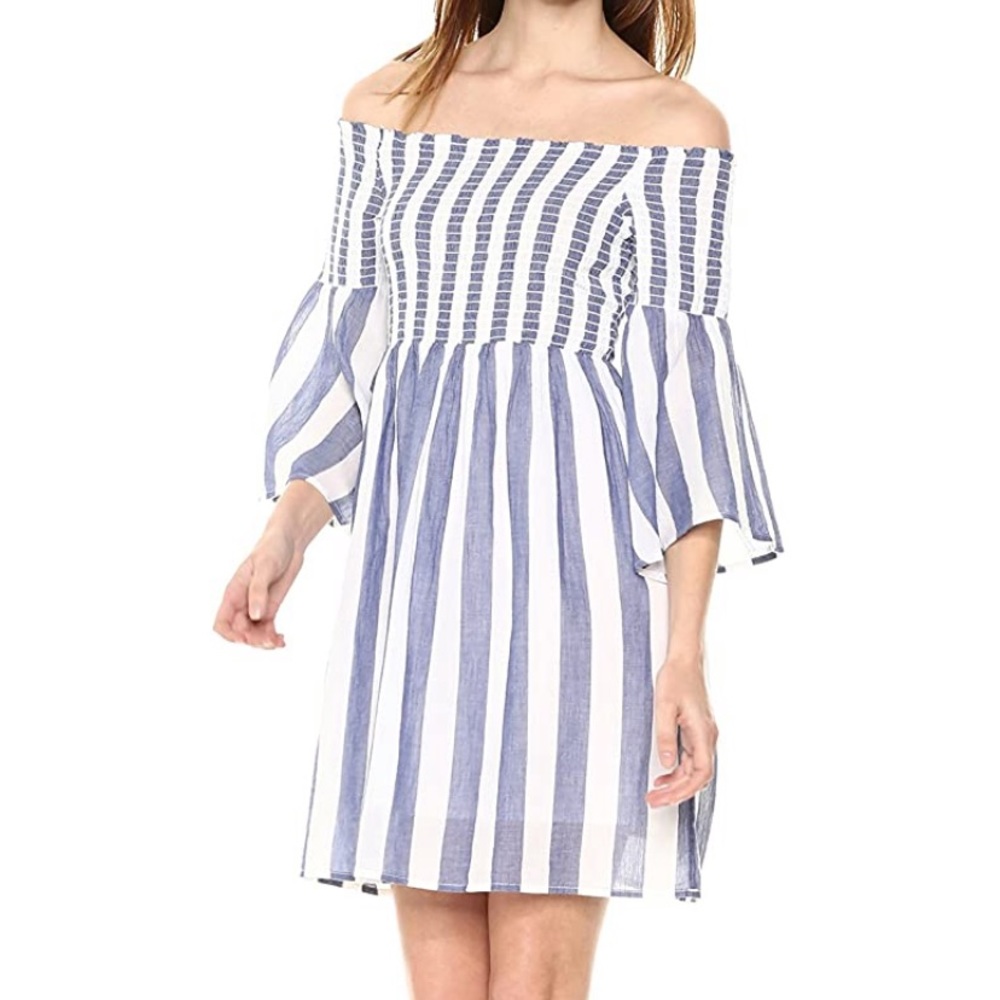 NWT LUCKY BRAND Striped Smock Dress